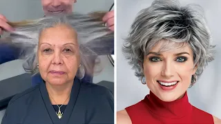 +10 CORTES DE CABELO 2023 PARA MULHERES DE 45-55-85+ ANOS - CORTE CABELO CURTO CAMADAS - LISA BELEZA