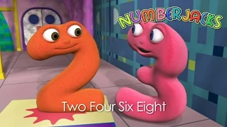 NUMBERJACKS | Two Four Six Eight | S1E41 | Full Episode