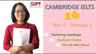 Giải chi tiết IELTS Reading Cam 16  Test 4  Passage 3 | Hương Bunny