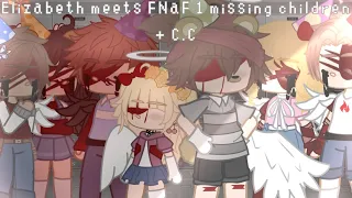 Elizabeth meets FNaF 1 missing children + C.C || cringe || my AU