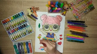 How To Coloring Queen Bee LOL Surprise Coloring LOL Surprise Dolls