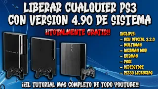 LIBERAR CUALQUIER PS3 4.90 FACIL + HEN OFICIAL + TIENDAS. EL TUTORIAL MAS COMPLETO Y SIN FALLOS