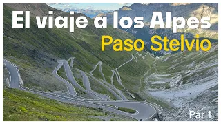 Viaje a los Alpes en Moto Guzzi V85 TT (PARTE 1) PASO STELVIO | ITALIA 🇮🇹