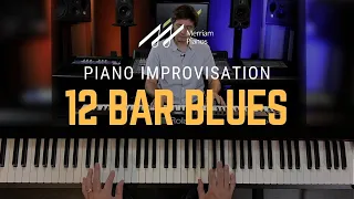 🎹12 Bar Blues Piano Tutorial Part 2 - Chord Progressions, Left Hand & Blues Scale🎹