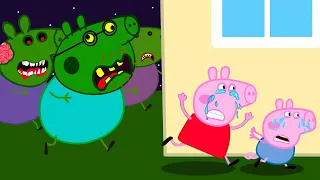Zombie Apocalypse, Peppa Family Appear At The Zombies Holy Ground🧟‍♀️ | Peppa Pig Funny Animation