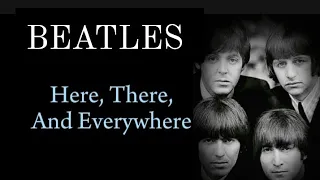 Here, There, and Everywhere - Beatles - Acoustic Version Minus One, Chords/ Lyrics 🎹🎸🎻🎷