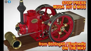 H73 FINAL WORKING!! Wiha tools / MUSA HM-01 teaser!! Microcosm Chinese vintage model engine #HM-01