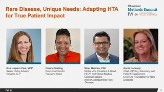 2024 Methods Summit || Rare Disease, Unique Needs: Adapting HTA for True Patient Impact