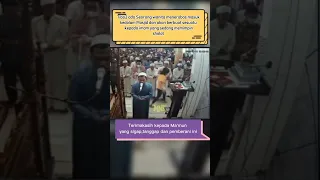 Detik-detik imam masjid diserang | saat sholat berlangsung #shorts