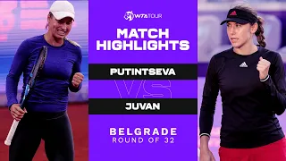 Yulia Putintseva vs. Kaja Juvan | 2021 Belgrade Round 1 | WTA Match Highlights