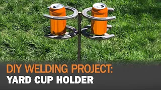 How to Make Horseshoe Yard Cup Holders