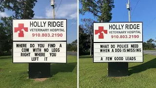 Funny Signs From This Vet Hospital To Make You Crack A Smile