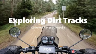 POV RE Himalayan on Dirt Tracks, Cathedral Ranges, Victoria, Australia