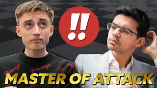 THE MASTER OF ATTACK | Daniil Dubov vs Anish Giri | Shenzhen 2024