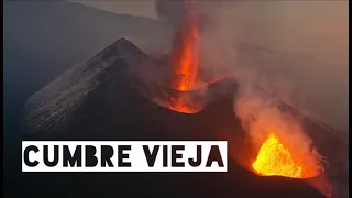 VOLCANO LA PALMA (CUMBRE VIEJA) | DRONE 4K 21:9