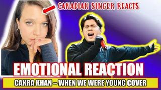 MASTERCLASS PERFORMANCE! CAKRA KHAN REACTION - WHEN WE WERE YOUNG COVER | Music Reaction Video