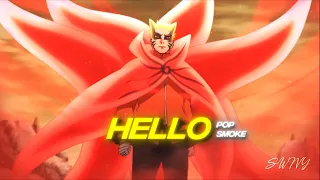 Naruto Baryon Mode Edit / Hello Pop Smoke