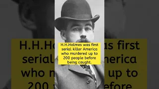 America’s first serial killer – H.H.Holmes #shorts