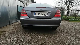 Mercedes W211 2.7CDI E270CDI Stock Exhaust Sound