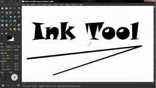 Ink tool - GIMP Beginners' Guide ep95