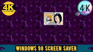 SCREENSAVER 4K | Doonesbury | Windows 98 Screensaver