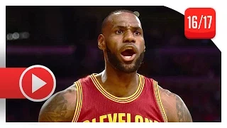 LeBron James Full Highlights vs Lakers (2017.03.19) - 34 Pts, 7 Ast, 6 Reb, THE KING!