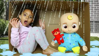 Rain Rain Go Away Song Along Song | Leah's Play Time