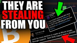 BIG WARNING CRYPTO HOLDERS! THIS GUY JUST GOT CAUGHT MANIPULATING YOU! *Proof*