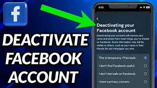 How To Deactivate Facebook Account 2023