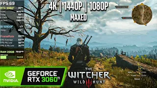 RTX 3060 Ti | The Witcher 3: Wild Hunt - 4K, 1440p, 1080p - Maxed