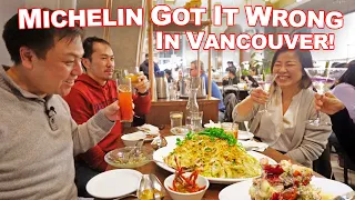How the Michelin Star Guide got it so wrong in Vancouver!
