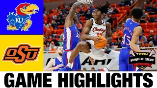 #8 Kansas vs Oklahoma State Highlights | NCAA Men's Basketball | 2024 College Basketball