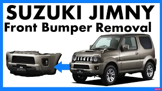How To Remove Front Bumper on SUZUKI JIMNY Mk3