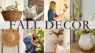 Cozy Cottage Fall Decorate with Me | Early Fall Decorating Ideas 2023