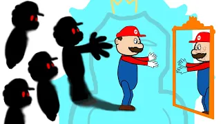 Mario wonder but I am being chased by shadow clones. World 6!