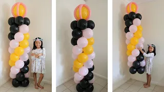 3 colors balloon column without stand
