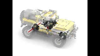 LEGO TECHNIC 42122 Full sus & 4x4 RC MOD