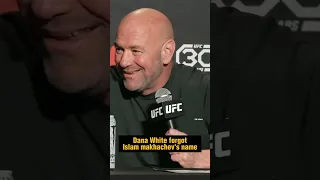 Dana white forgot Islam makhachev's name