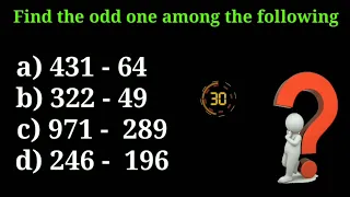 Maths Puzzle | Odd One Out | How to solve maths puzzle easily | imran sir maths