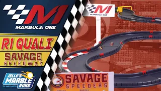 Marbula One: Savage Speedway GP Qualifying (S1Q1) - Marble Race by Jelle's Marble Runs