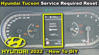 Hyundai Tucson 2022 Service Warning Reset - How To DIY