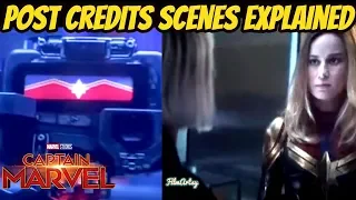Captain Marvel Post Credit Scenes Explained | Avengers: Endgame Connection