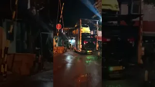 Detik Detik Kereta Api Sancaka Seruduk Truck Yang Angkut Mobil#shortvideo #mojokertohitz