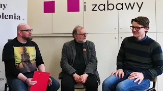 Prof. dr hab. Szymon Malinowski i Jonathan Ramsey w Muzeum Zabawek i Zabawy