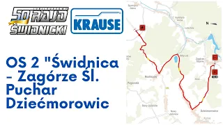 OS2 "Świdnica - Zagórze Śl. - Puchar Dziećmorowic" - 50. Rajd Świdnicki-KRAUSE, przejazd poglądowy