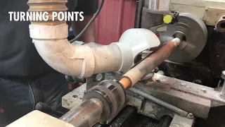 Turning Points on a Pool Cue