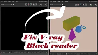 How to fix Vray Black render screen in 3ds max