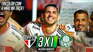 São Paulo 3 x 1 Palmeiras - melhores momentos| Final paulistão 2022