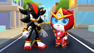 WATCH! DOWNLOAD! PLAY! Talking Tom Hero Dash vs SONIC BOOM! WHO IS THE BEST?