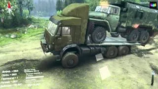 Spintires - обзор мода КамаЗ (И опять он ЗАЛАГАЛ)